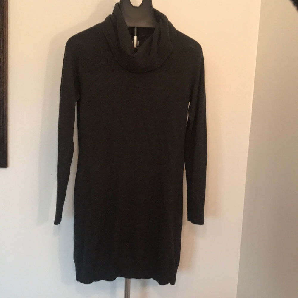 Grey sweater dress